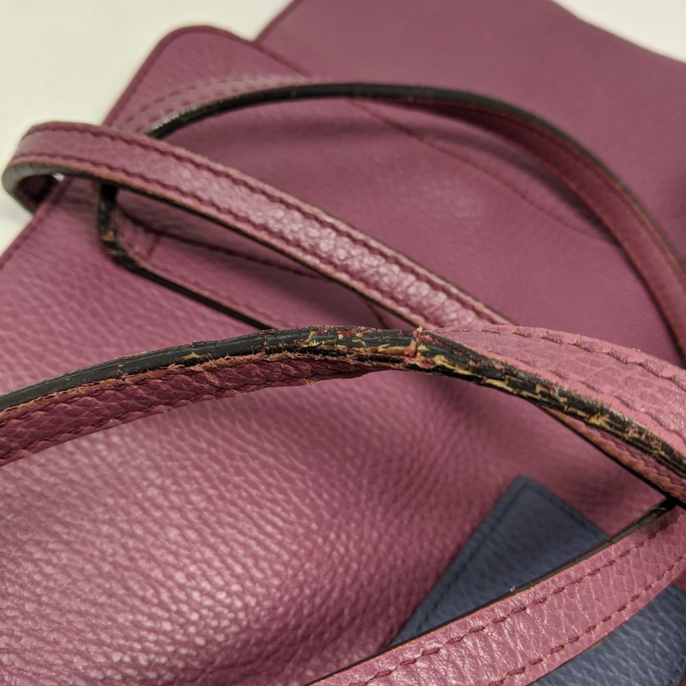 AUTHENTIC Gucci Tote Bag  Pinks Leather - Picture 11 of 13